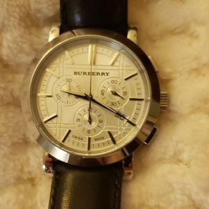 Men's Burberry watch gently used No Box